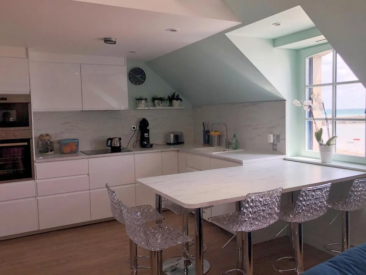 Amazing Sea View Modern Apartment Port De La Houle Cancale